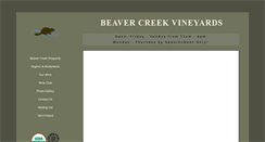Desktop Screenshot of beavercreekvineyards.com